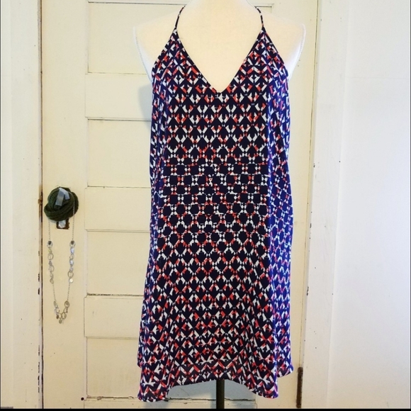 Three Eighty Two Dresses & Skirts - Gorgeous Red white & Blue Geometric Sundress